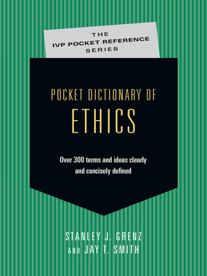 cover image of Pocket Dictionary of Ethics